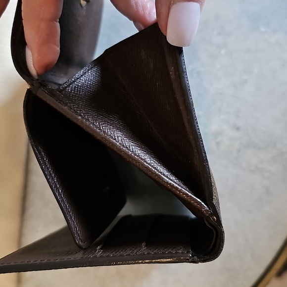 AUTHENTIC Louis Vuitton Damier Ebene Elise Trifold Compact Snap Wallet - Picture 10 of 14